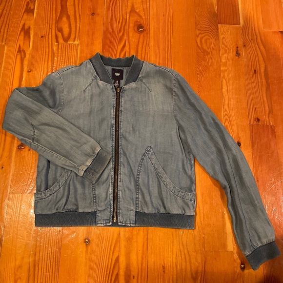 Denim bomber jacket - Picture 2 of 3